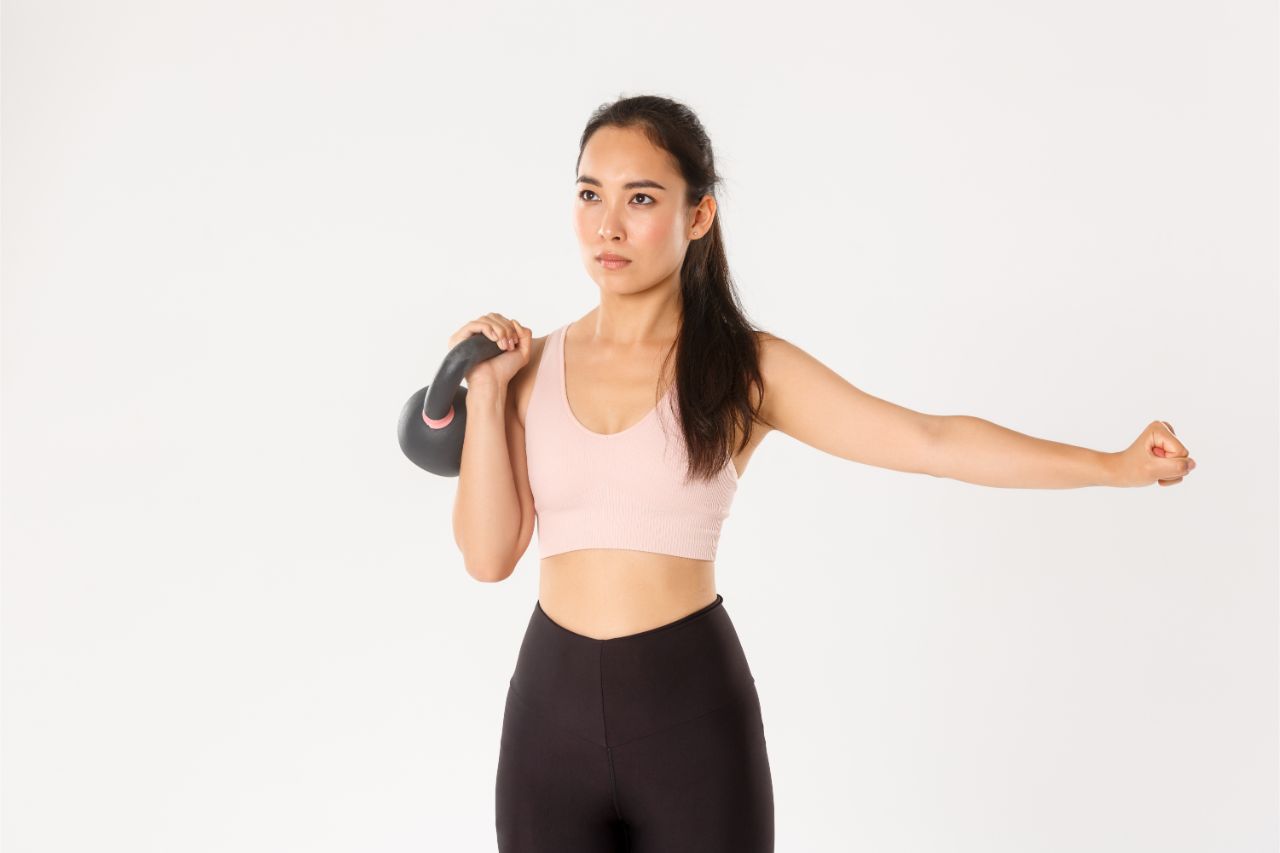 Woman working out